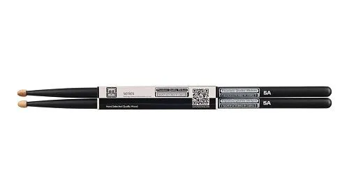 HUN 10103006 Colored Series QI 5A BLACK Барабанные палочки, черные.
