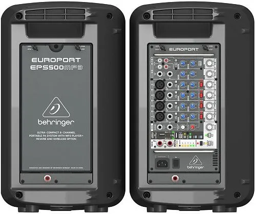 Behringer EPS500MP3 Ультракомпактная портативная система звукоусиления.