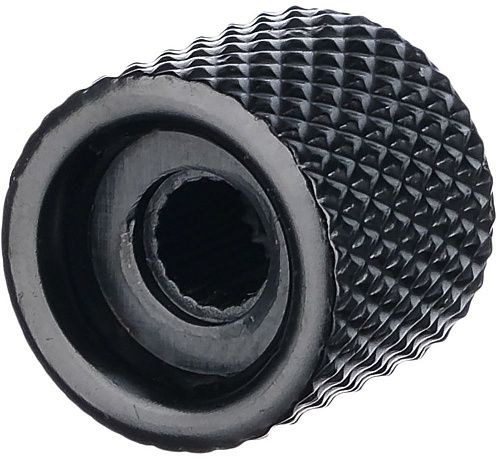 Musiclily M153 Ручка потенциометра, метрическая, металлическая, черная.